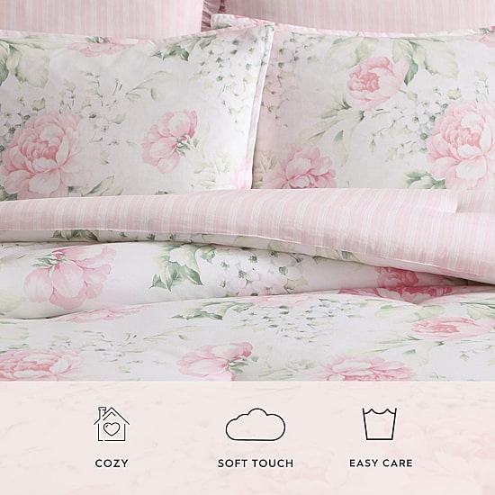 Laura Ashley Serenity Roses Comforter Set
