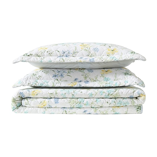 Laura Ashley Poppy Meadow Quilt Set