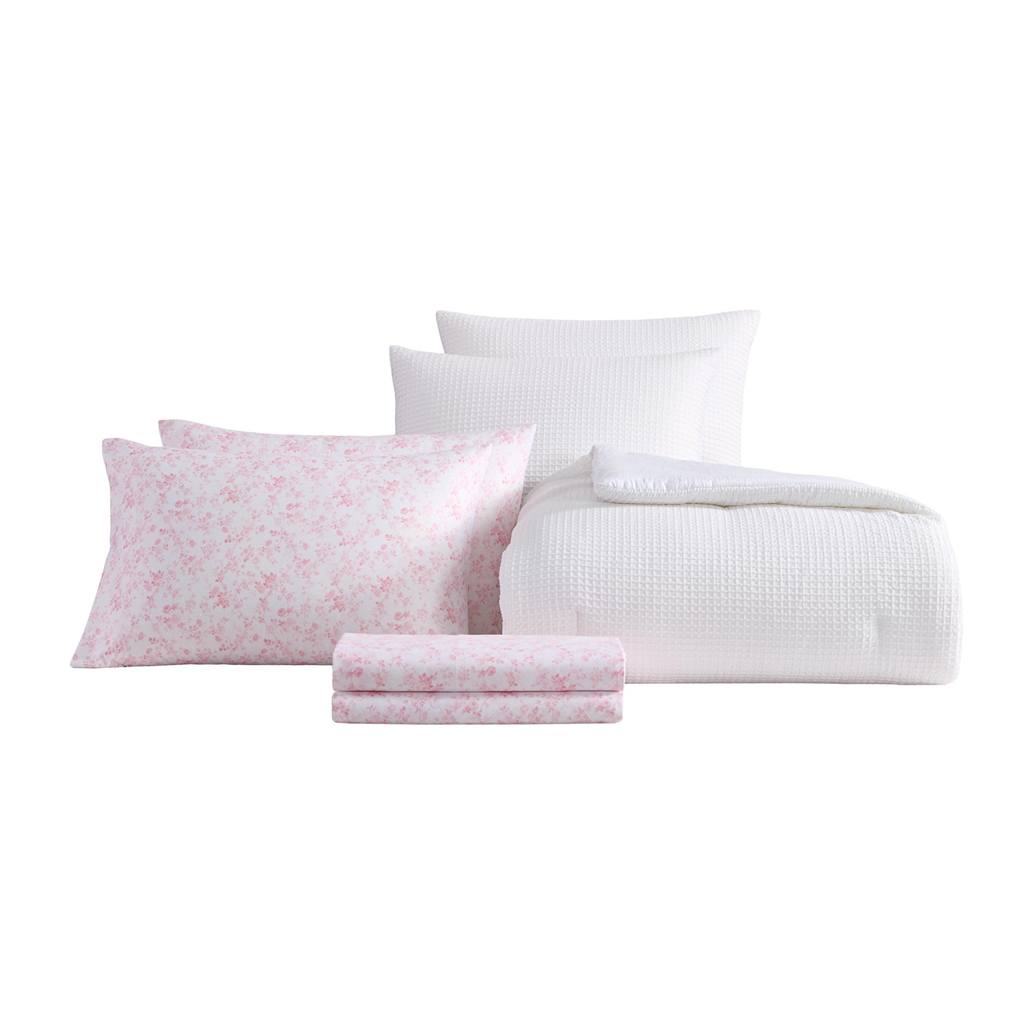 Laura Ashley Waffle Bella Comforter Set