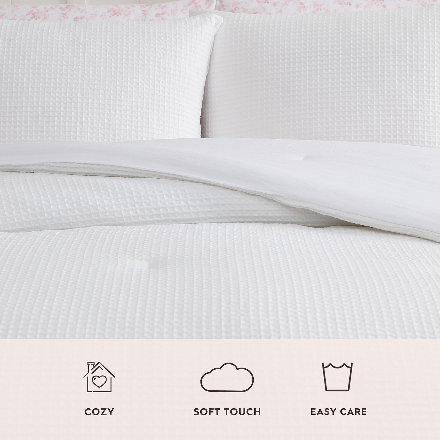 Laura Ashley Waffle Bella Comforter Set
