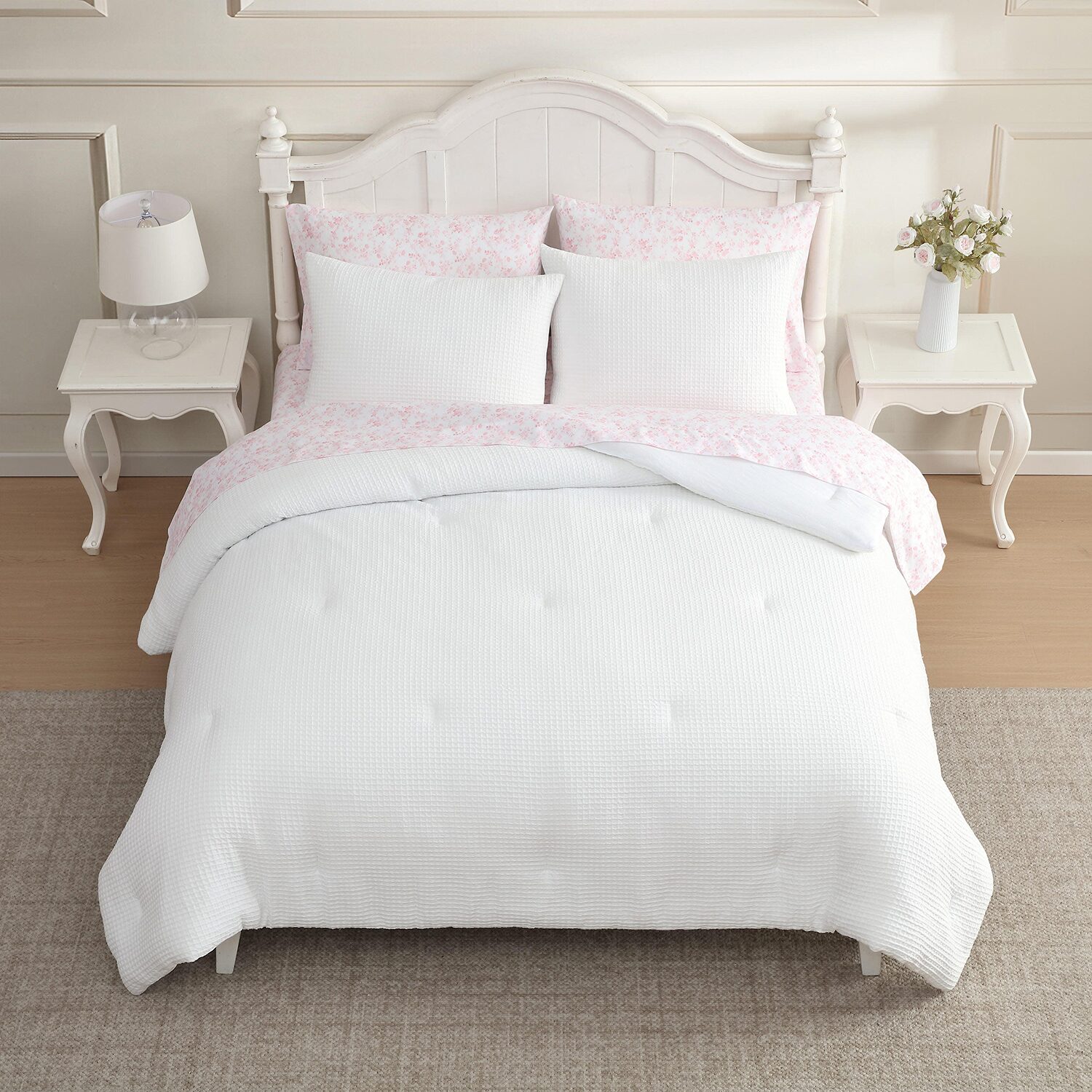 Laura Ashley Waffle Bella Comforter Set
