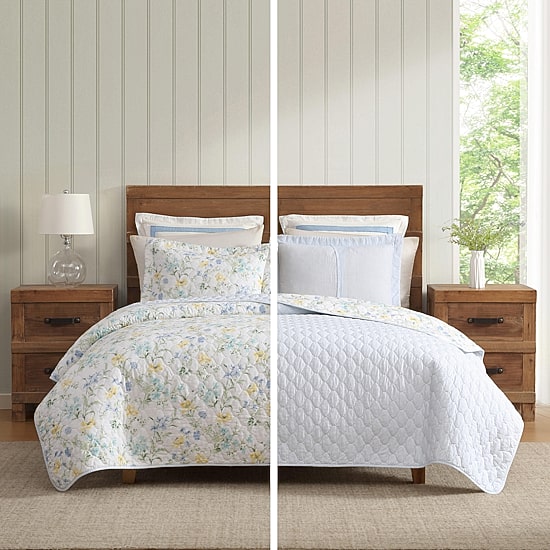 Laura Ashley Poppy Meadow Quilt Set