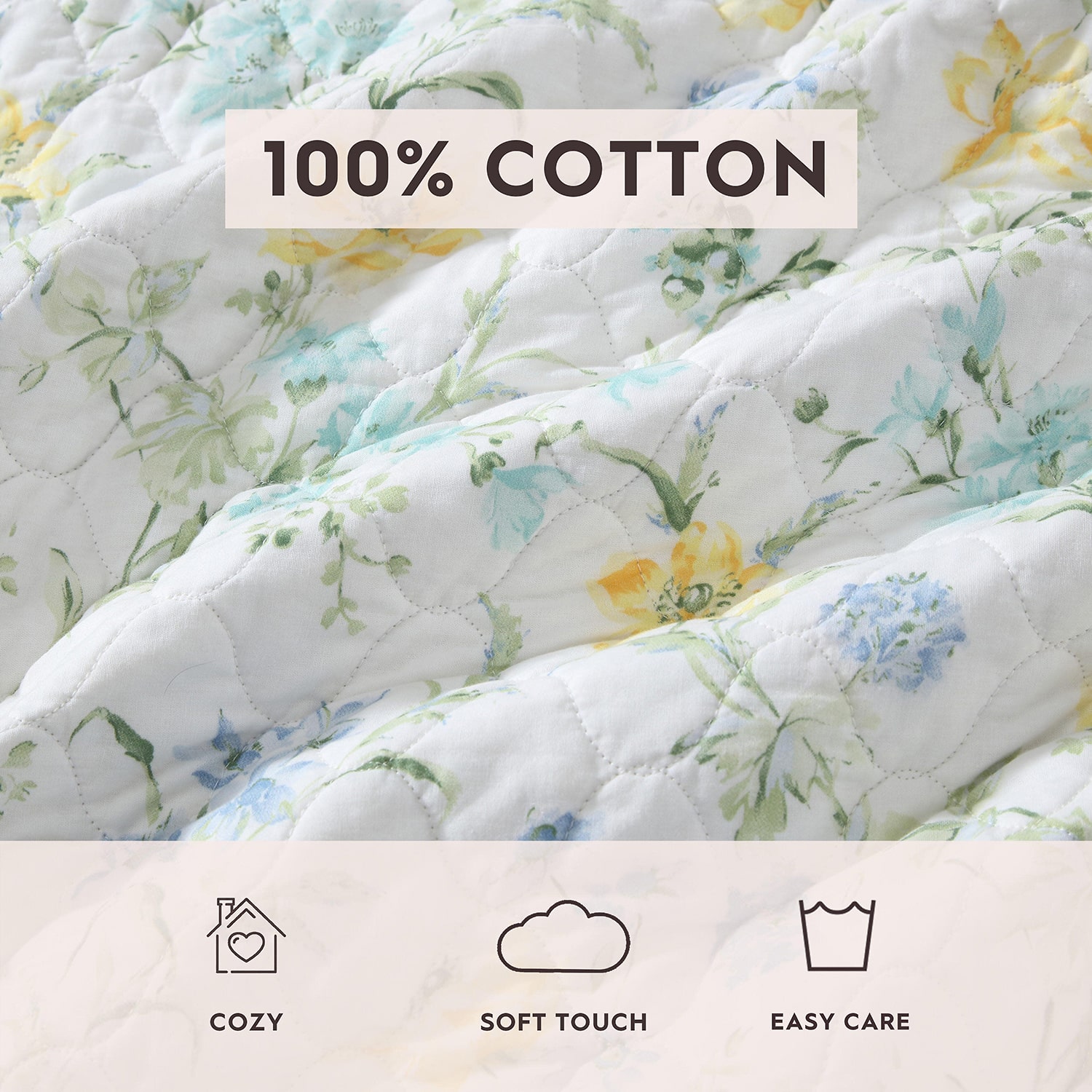 Laura Ashley Poppy Meadow Quilt Set