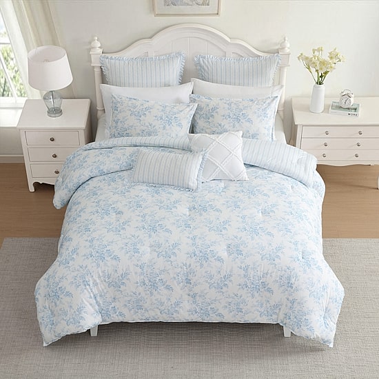 Laura Ashley Annalise Floral Comforter Set