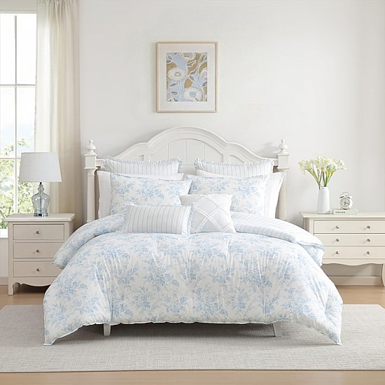 Laura Ashley Annalise Floral Comforter Set
