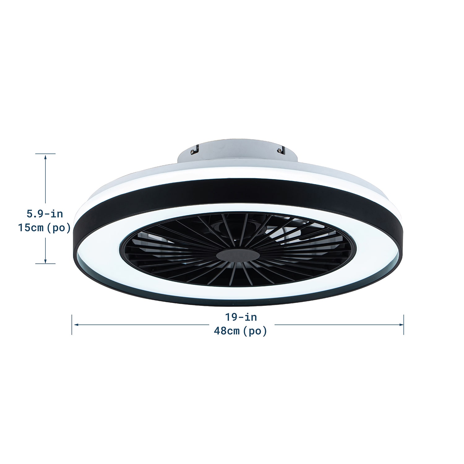 Enchante Zion Ceiling Fan Fn1041blk