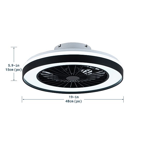 Enchante Zion Ceiling Fan Fn1041blk