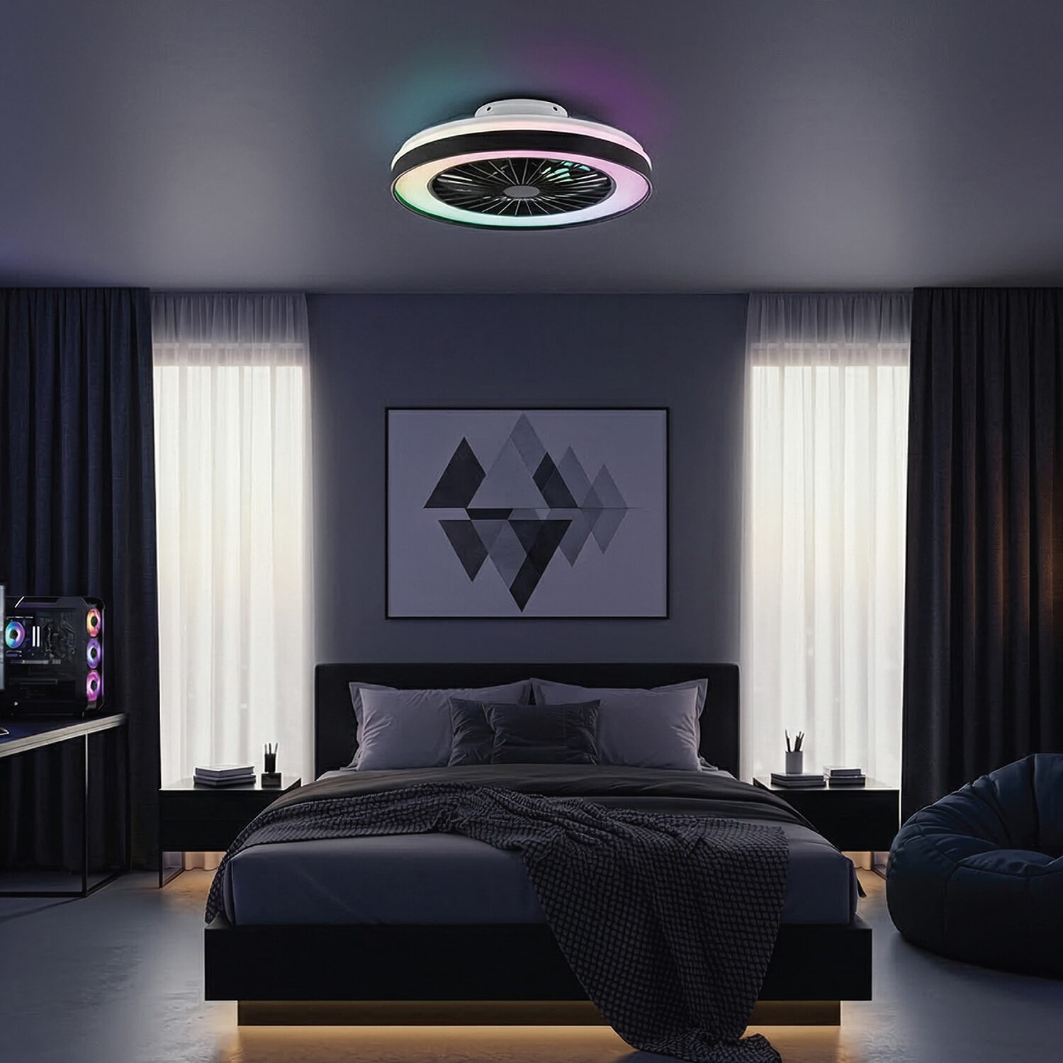 Enchante Zion Ceiling Fan Fn1041blk