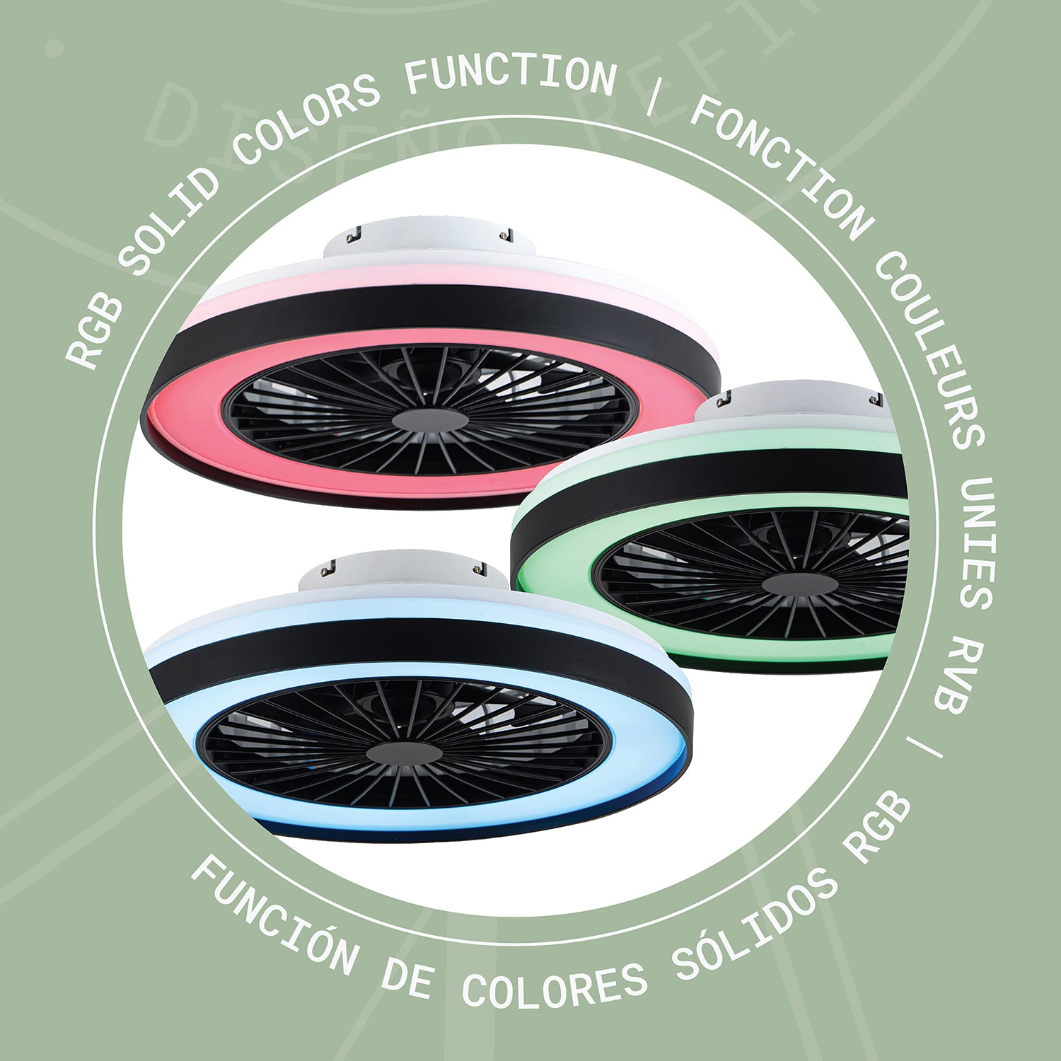 Enchante Zion Ceiling Fan Fn1041blk