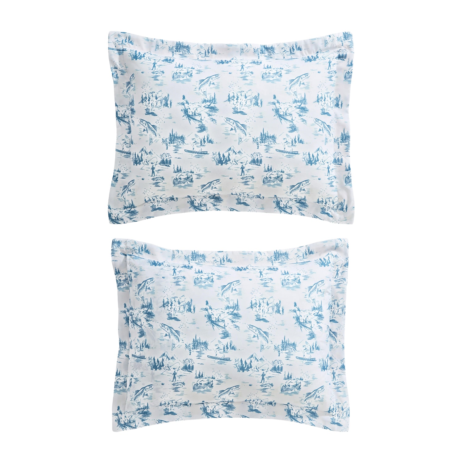 Eddie Bauer Fish Town Toile Comforter Set