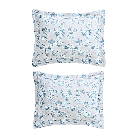 Eddie Bauer Fish Town Toile Comforter Set