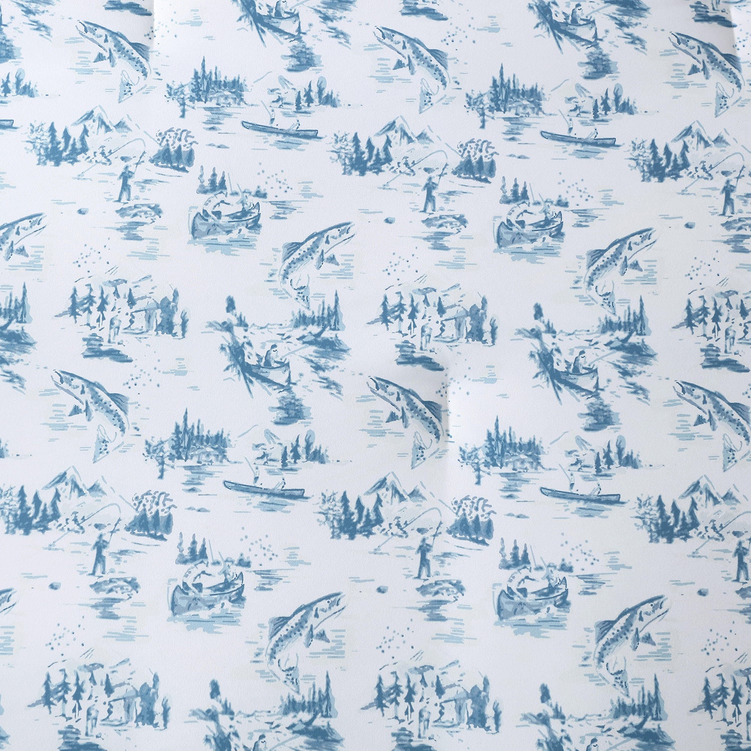 Eddie Bauer Fish Town Toile Comforter Set