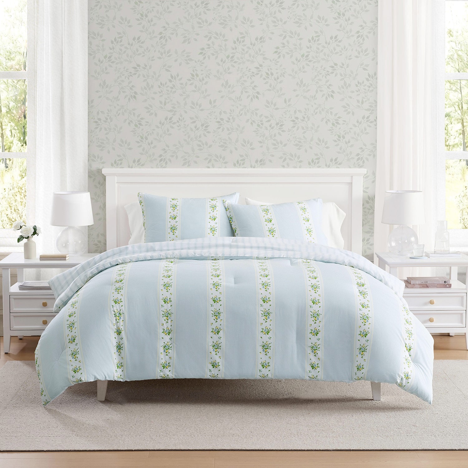 Martha Stewart Annabelle Stripe Comforter Set