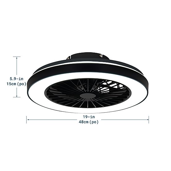Enchante Neo Ceiling Fan Fn1038blk
