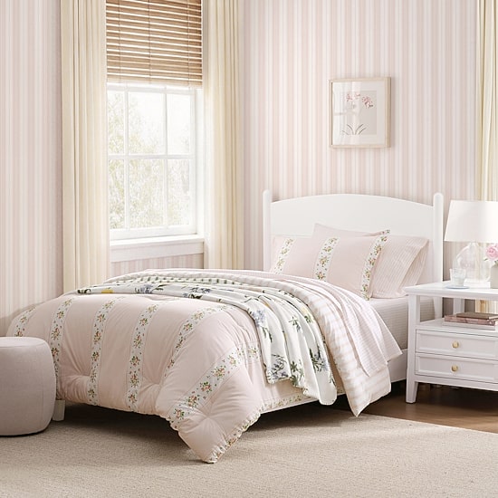Martha Stewart Annabelle Stripe Comforter Set