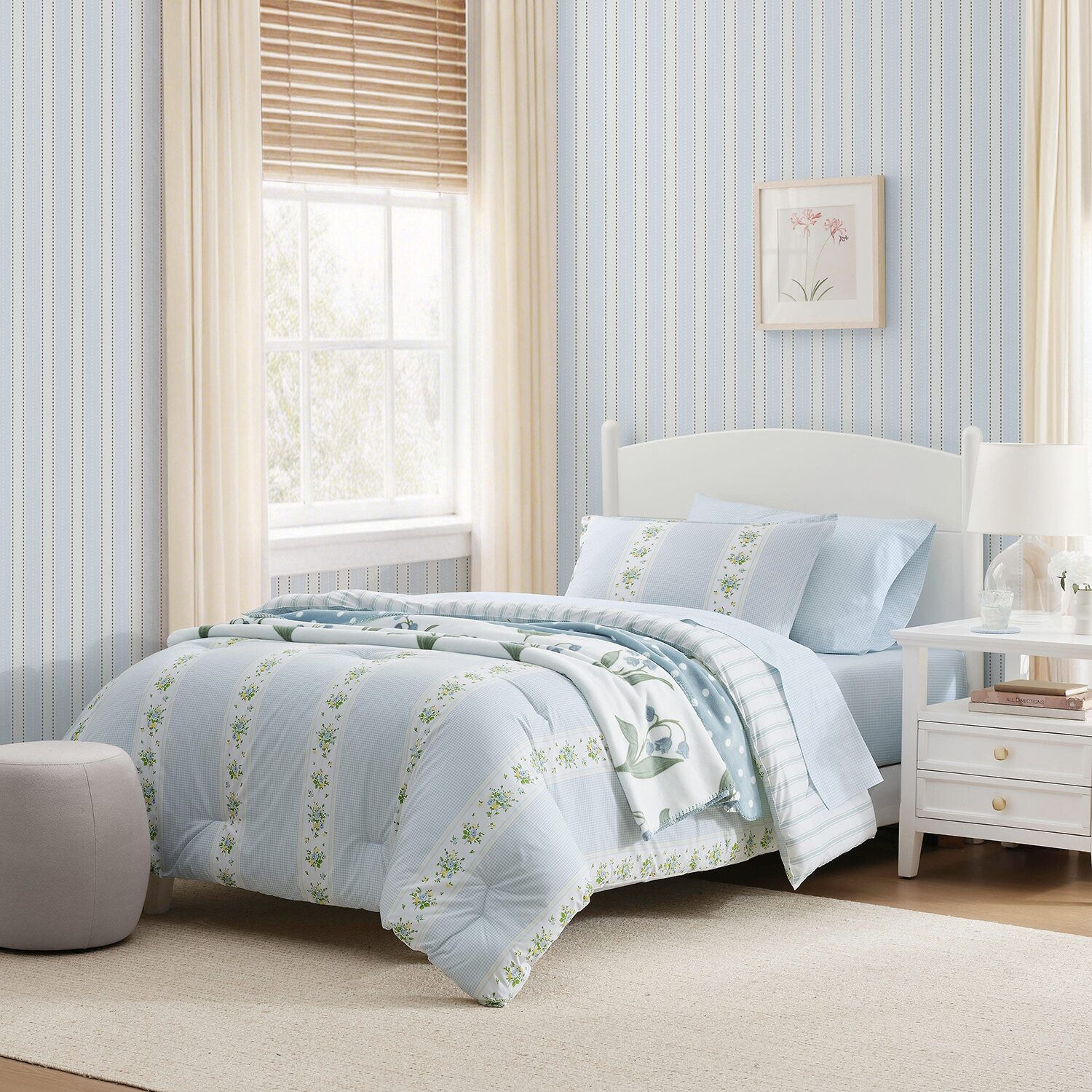 Martha Stewart Annabelle Stripe Comforter Set