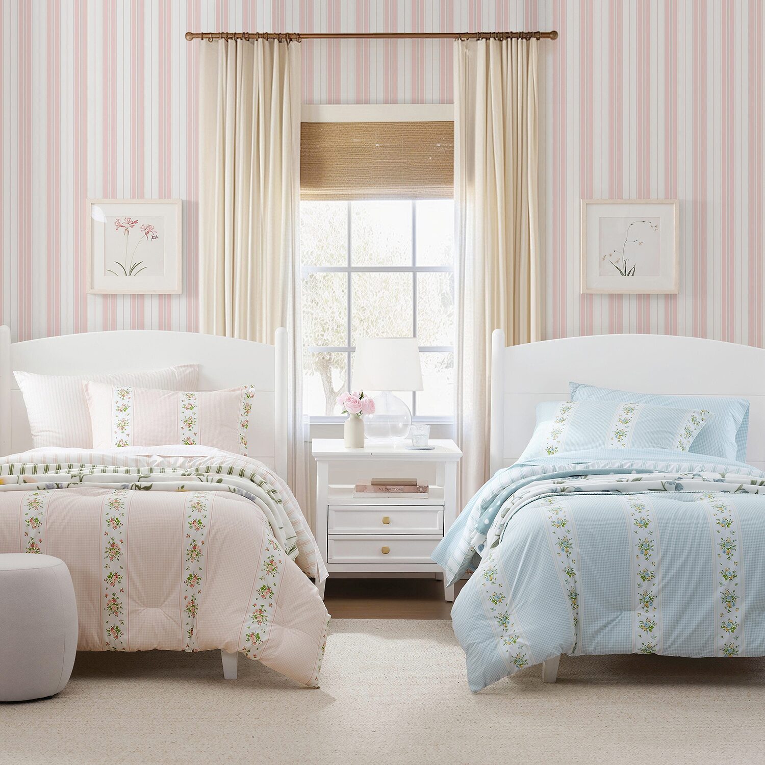Martha Stewart Annabelle Stripe Comforter Set