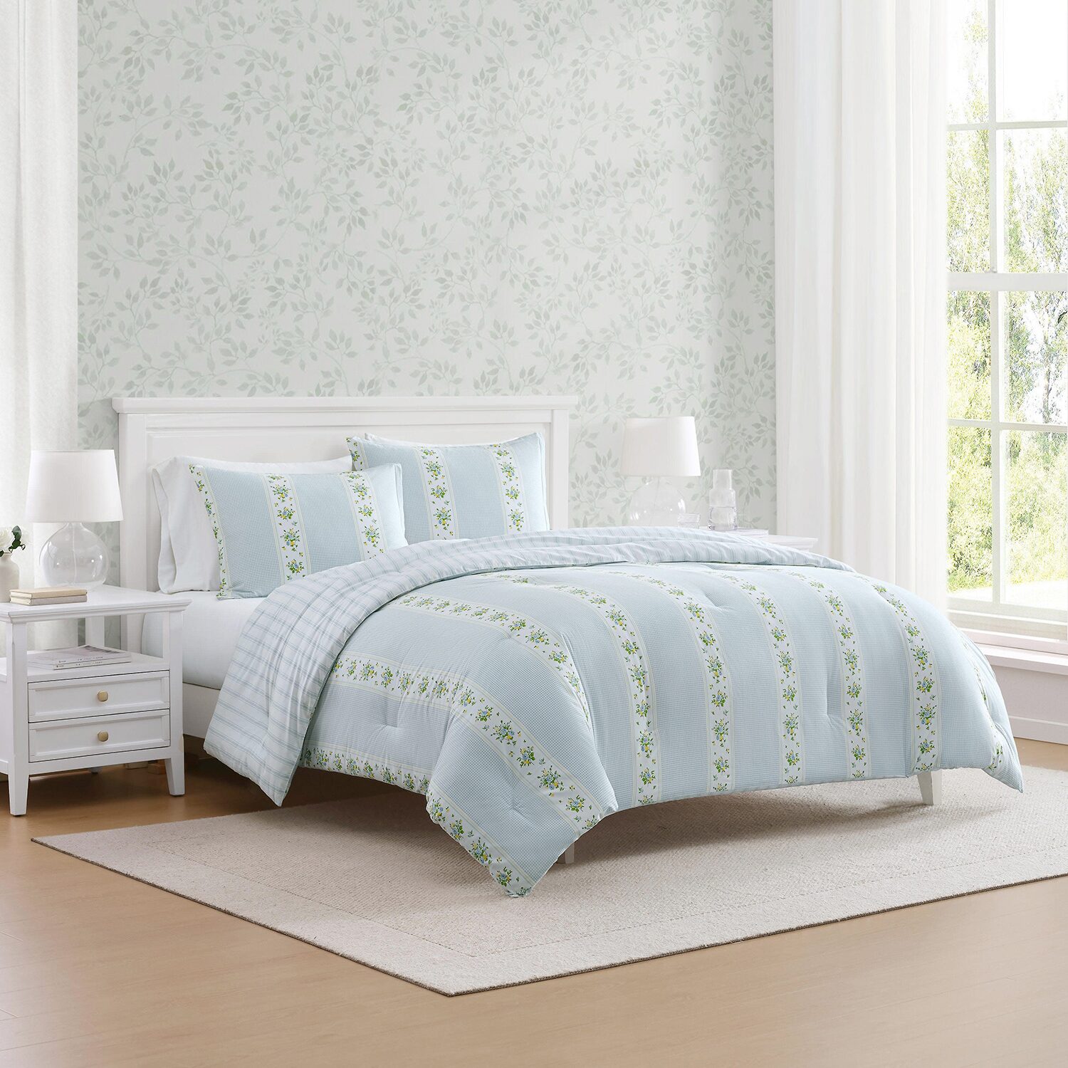 Martha Stewart Annabelle Stripe Comforter Set
