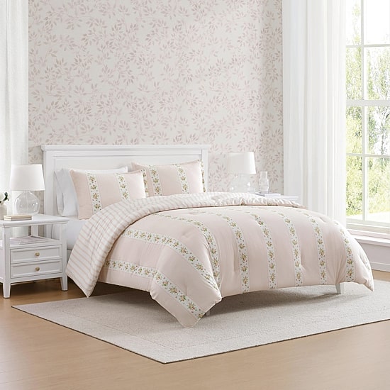 Martha Stewart Annabelle Stripe Comforter Set