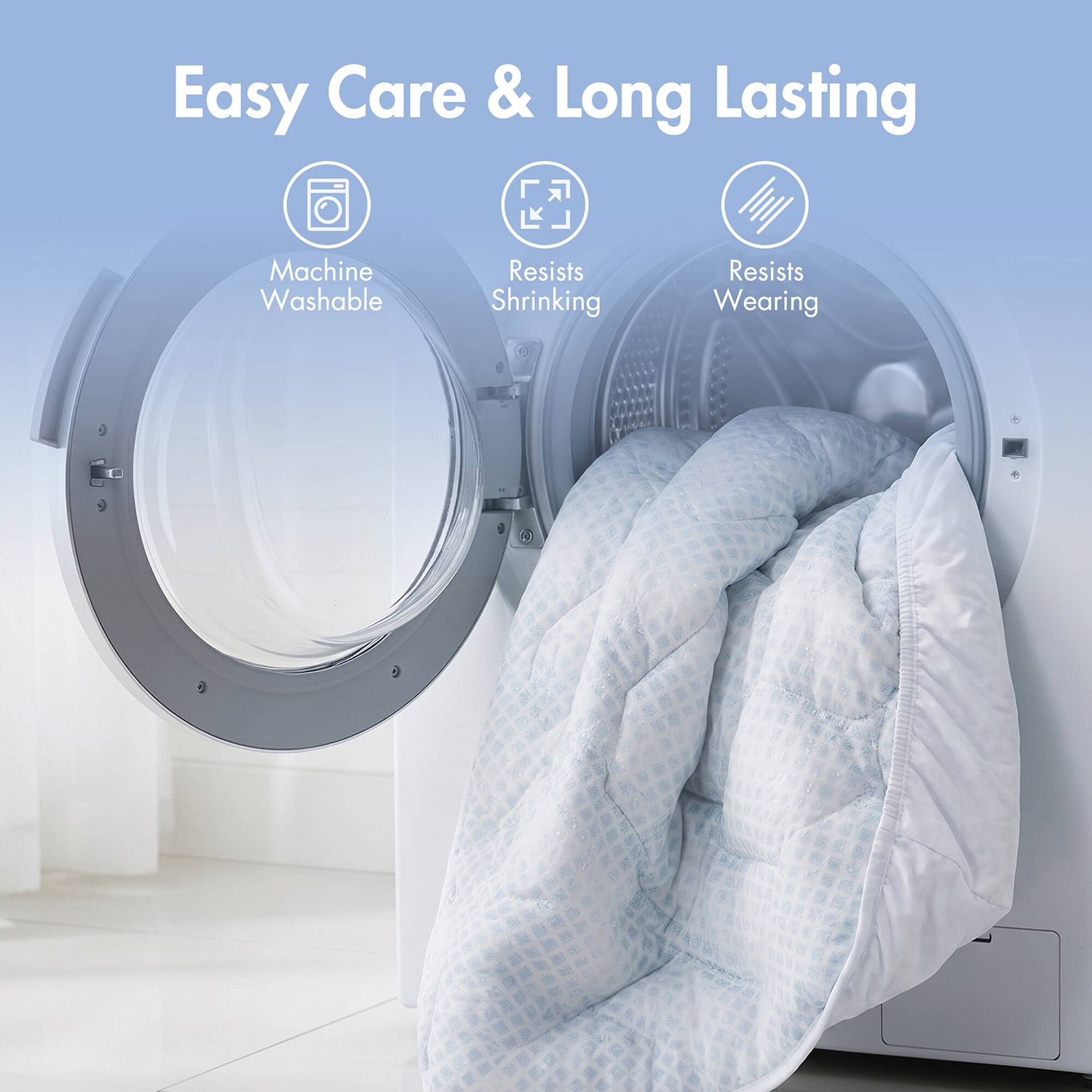 Madison Park 3-Zone Cooling Deep Pocket Mattress Pad