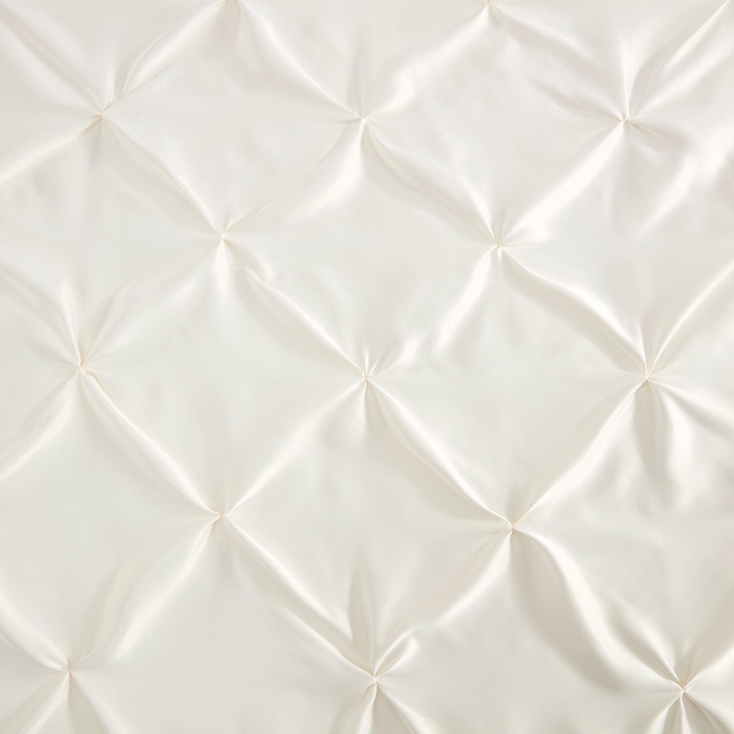 Laura Ashley Solid Satin Pintuck Comforter Set