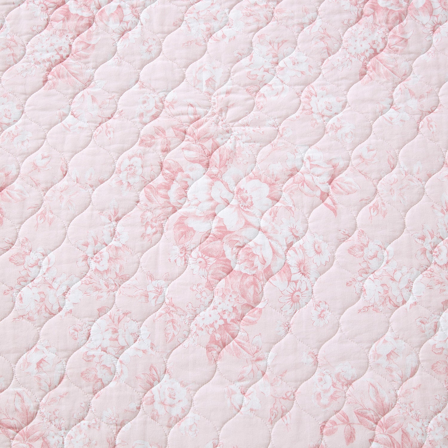 Laura Ashley Toile Delightful Quilt Set