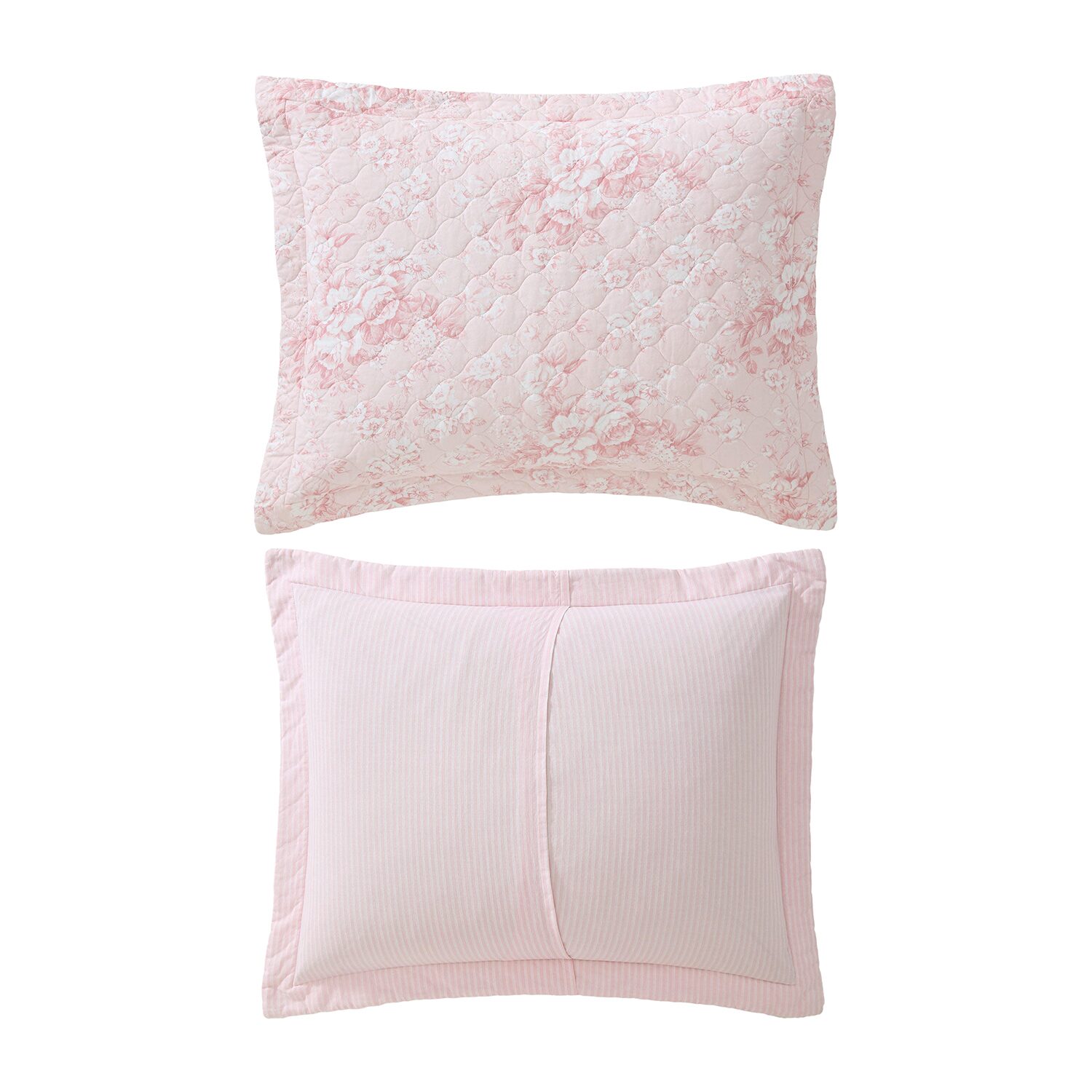 Laura Ashley Toile Delightful Quilt Set