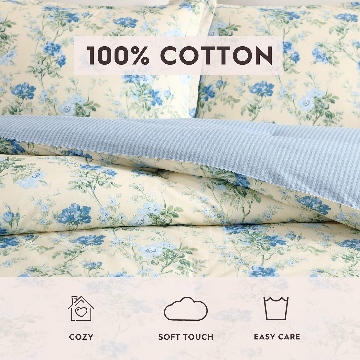 Laura Ashley Blossom Dance Comforter Set
