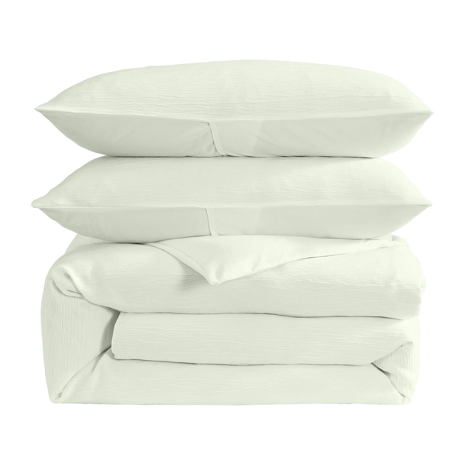 Laura Ashley Crinkle 3-pc. Duvet Cover Set