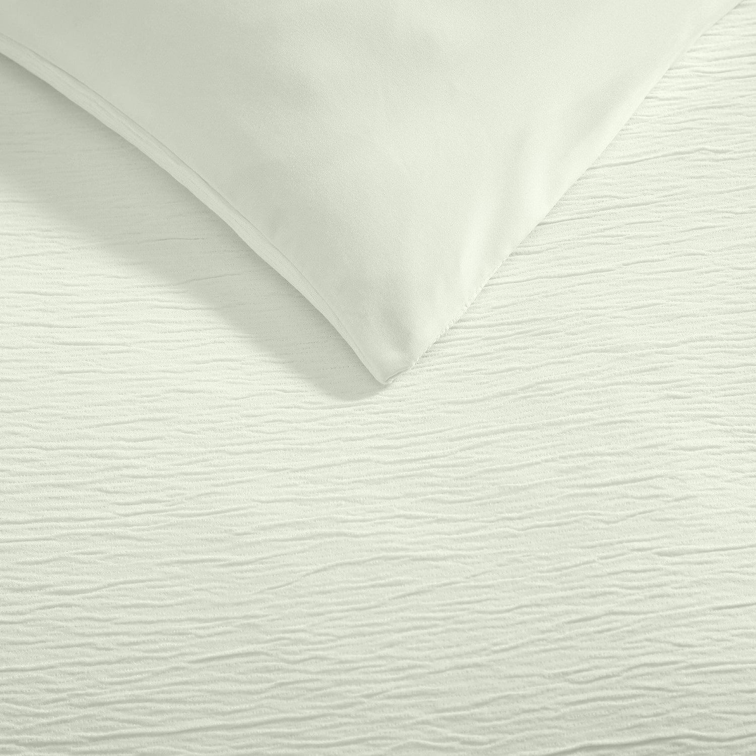 Laura Ashley Crinkle 3-pc. Duvet Cover Set