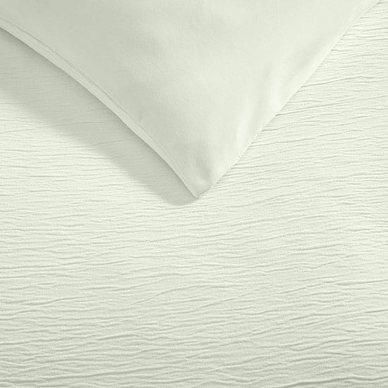 Laura Ashley Crinkle 3-pc. Duvet Cover Set