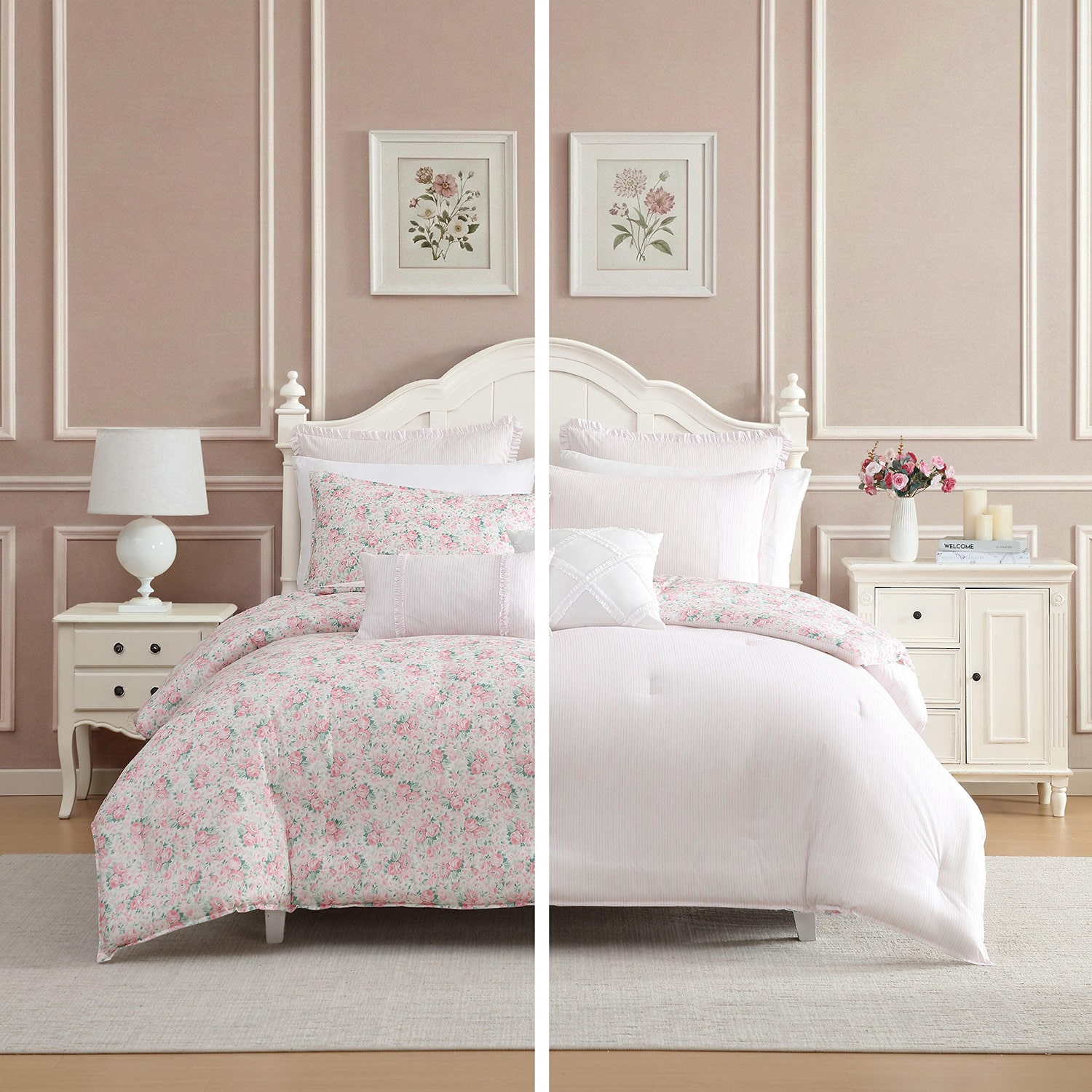 Laura Ashley Pamelas Posies Comforter Set