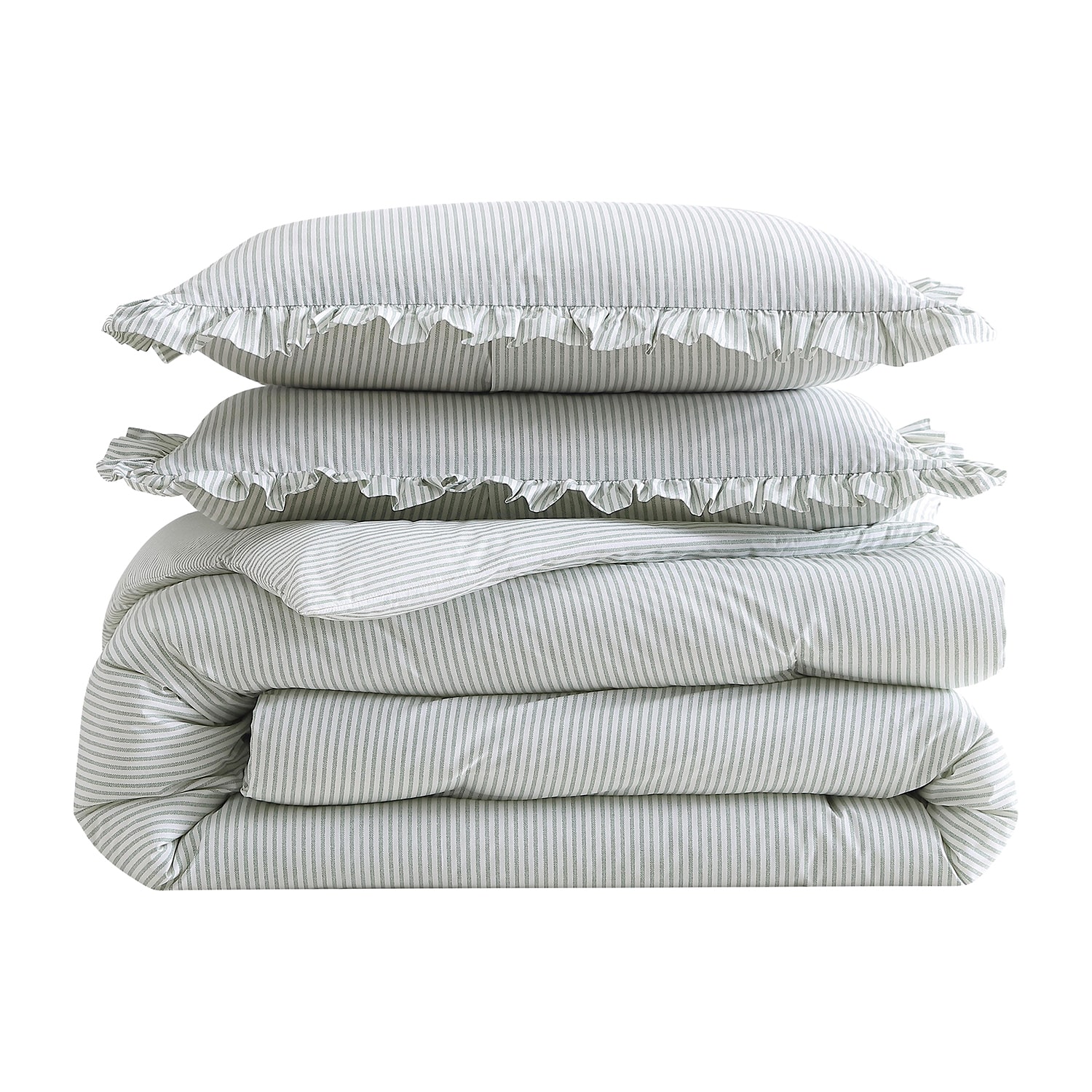 Laura Ashley Oxford Stripe Comforter Set
