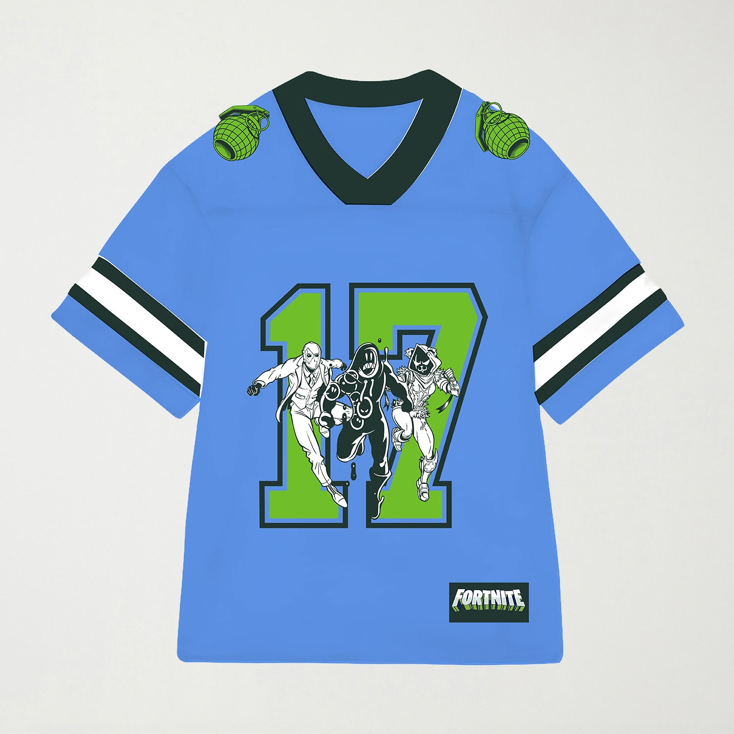 Little & Big Kid Boys V Neck Fortnite Short Sleeve Jersey