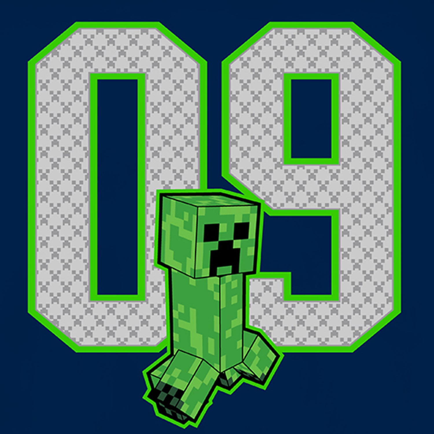 Little & Big Kid Boys V Neck Minecraft Short Sleeve Jersey