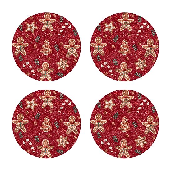 Avanti Holiday Treats 4 Pack Placemat
