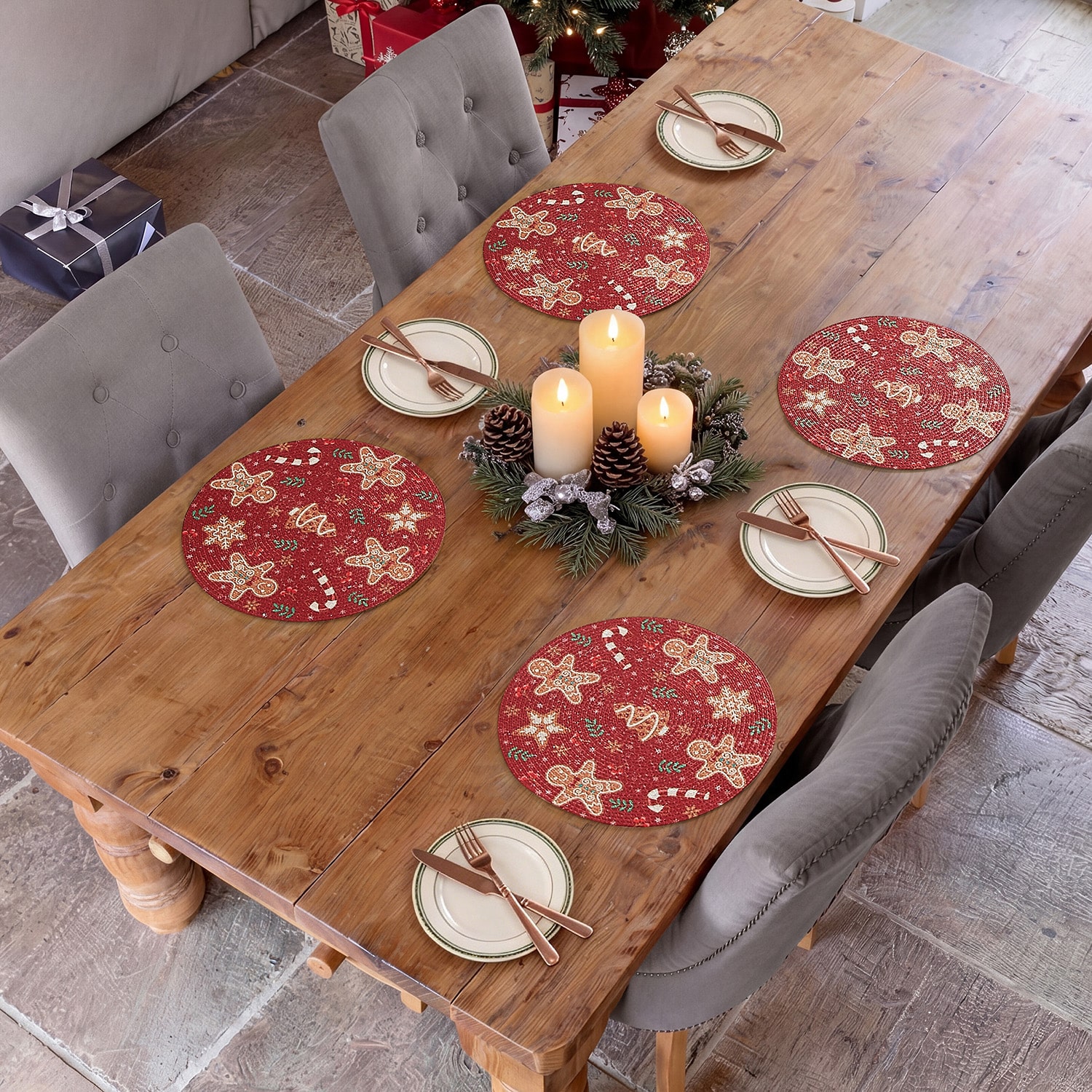 Avanti Holiday Treats 4 Pack Placemat