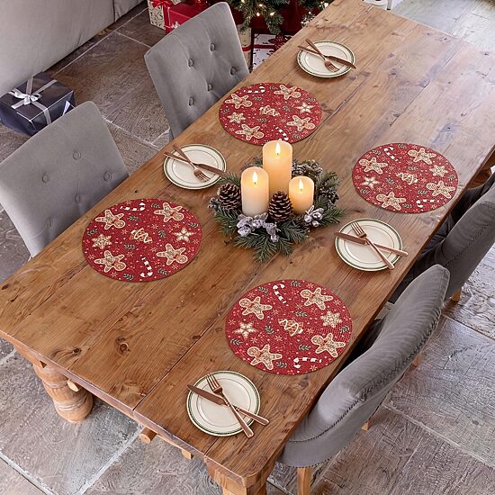Avanti Holiday Treats 4 Pack Placemat