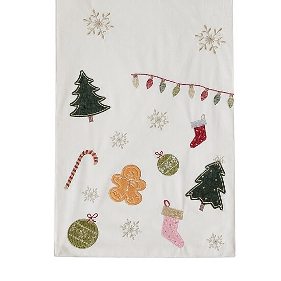 Avanti Holiday Icons Table Runner