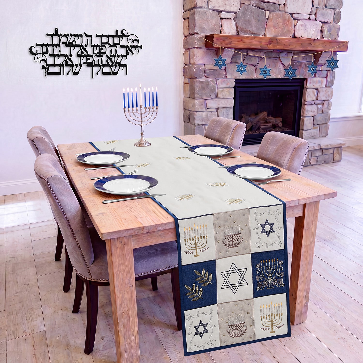 Avanti Festival Patch Table Runner