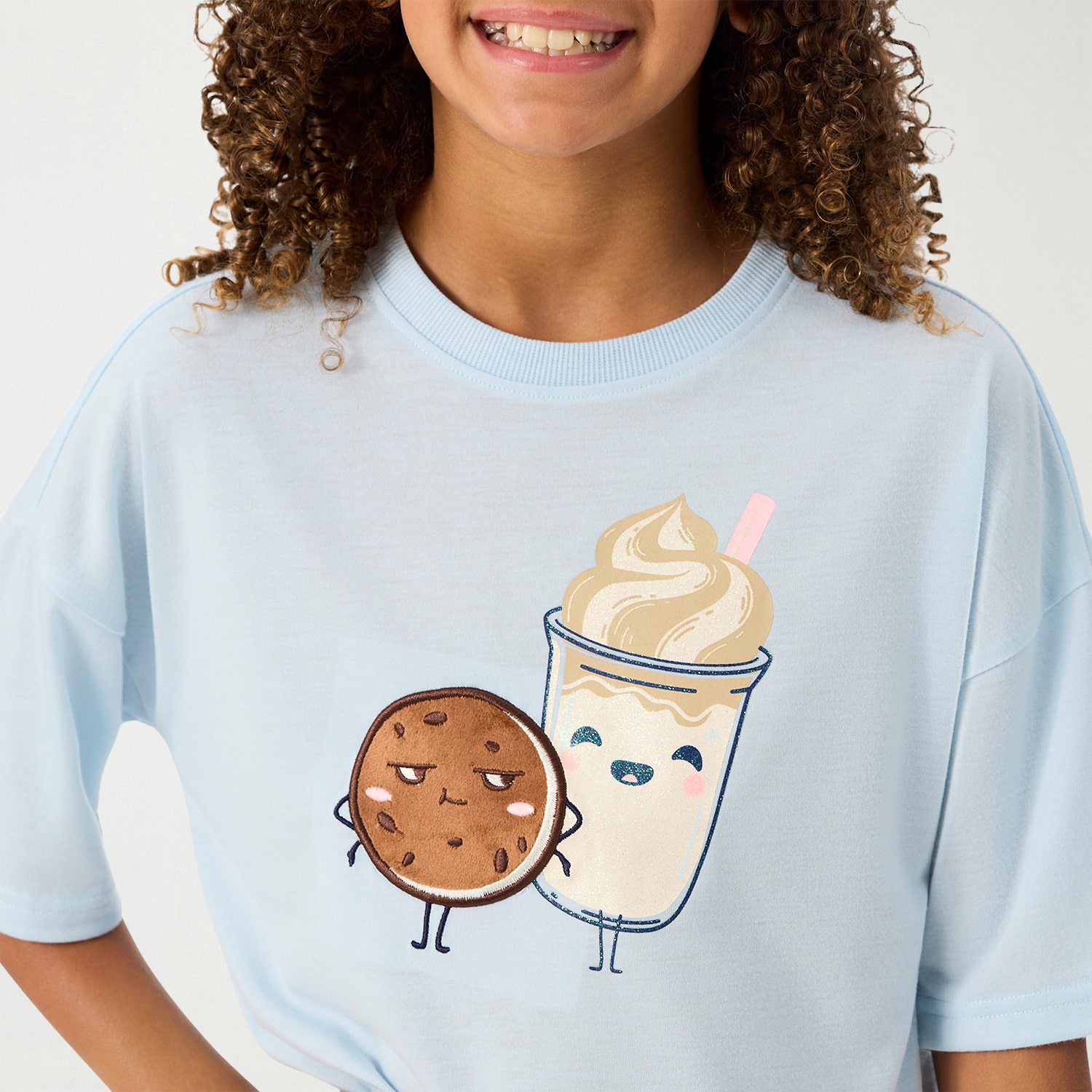 Dream Big Peace Out Little & Kid Girls Crew Neck Short Sleeve 2-pc. Kids Pajama Set