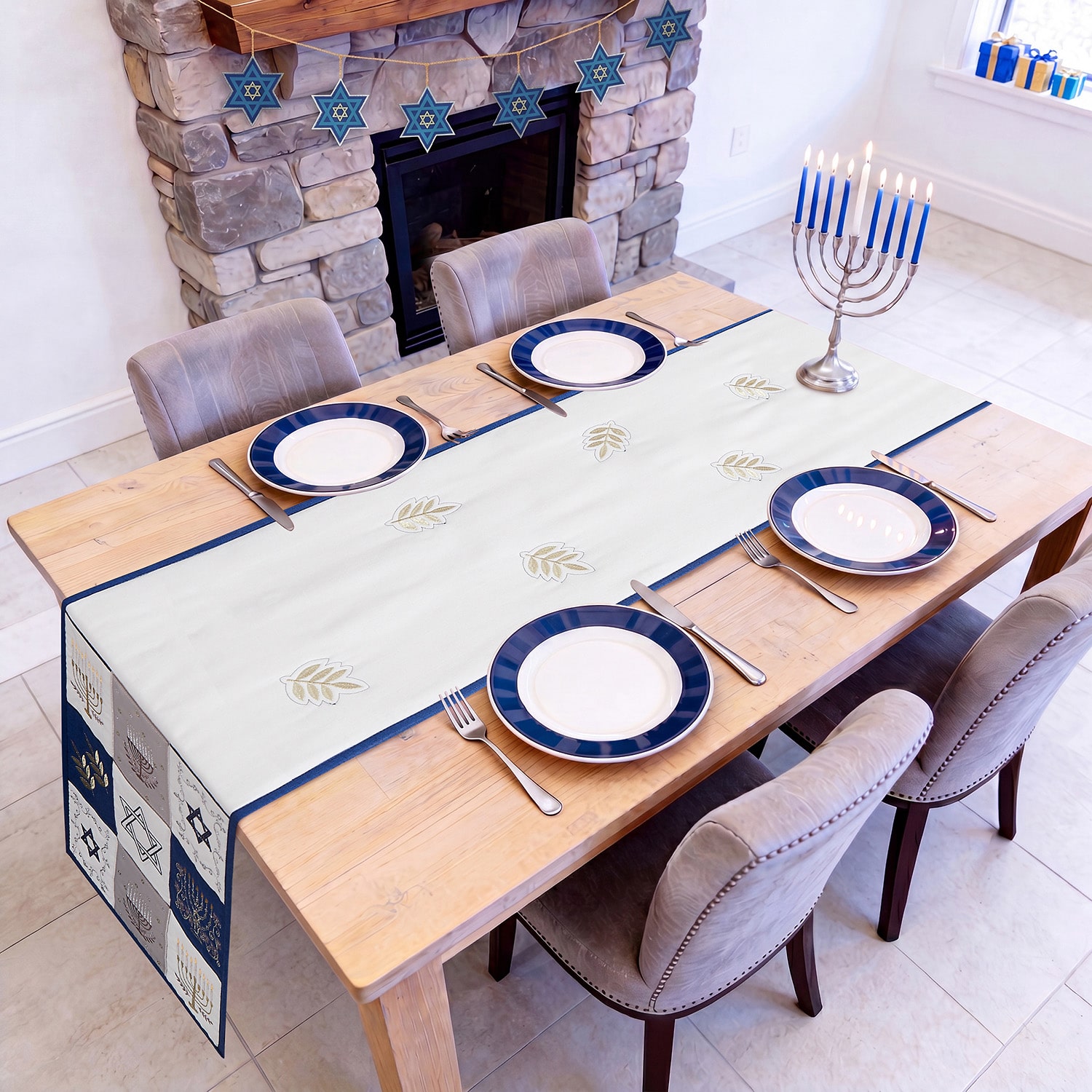 Avanti Festival Patch Table Runner