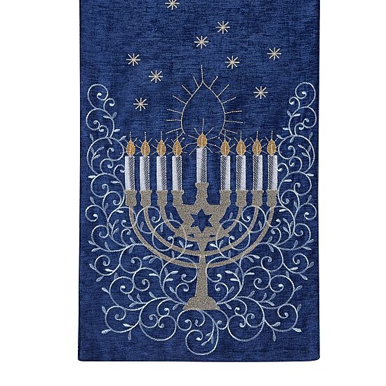 Avanti Menorah Table Runner