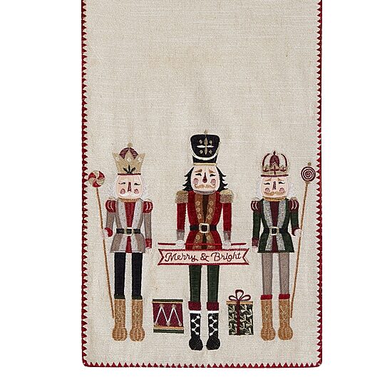Avanti Nutcracker Trio Table Runner