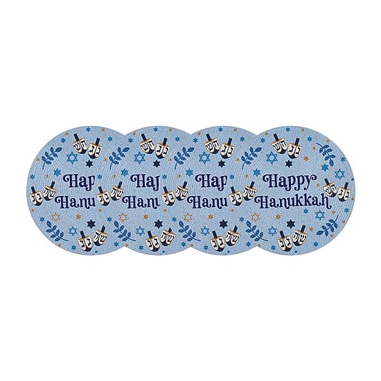 Avanti Happy Hanukkah 4 Pack Placemat
