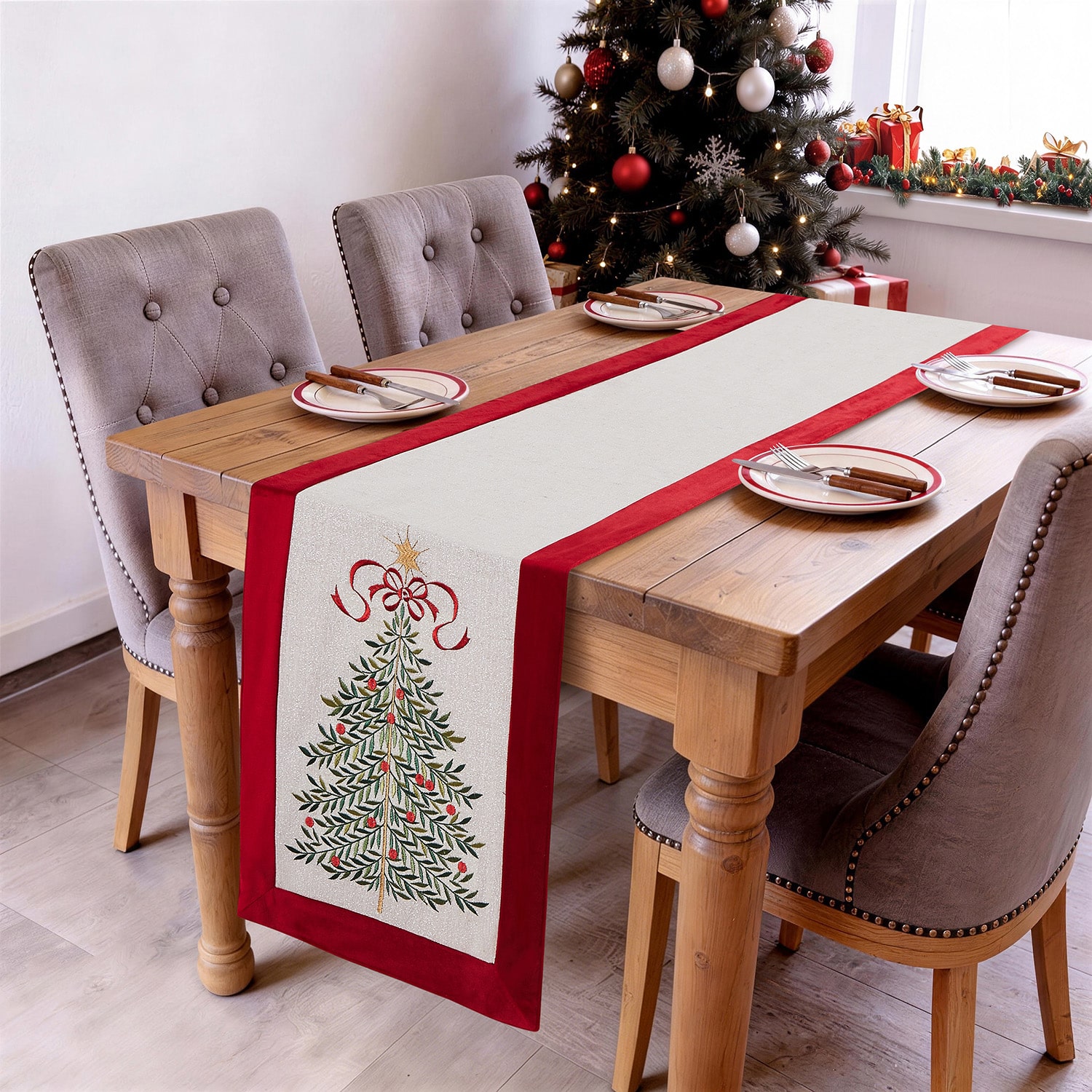 Avanti Modern Tree Table Runner