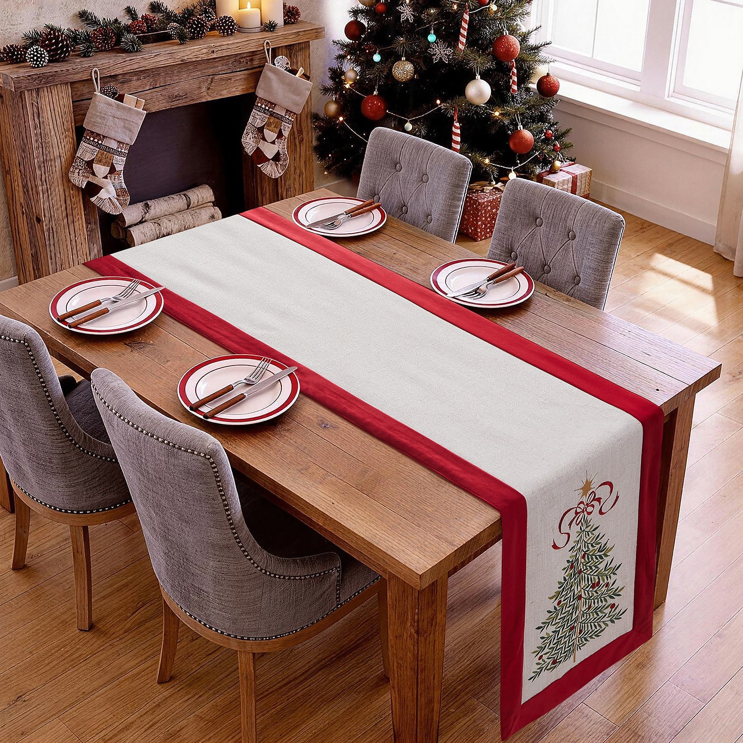 Avanti Modern Tree Table Runner