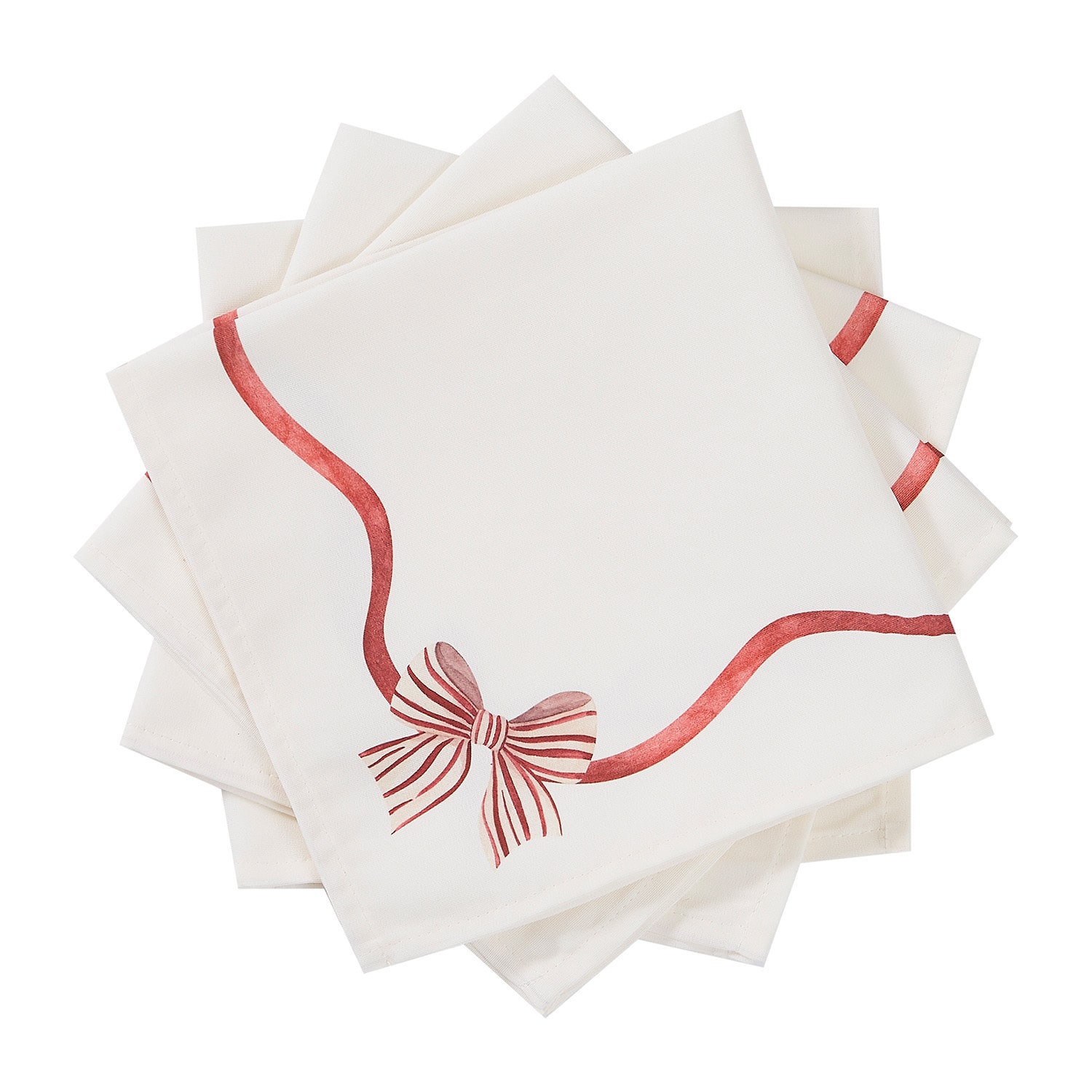 Avanti Heirloom Noel 4 Pack Napkins
