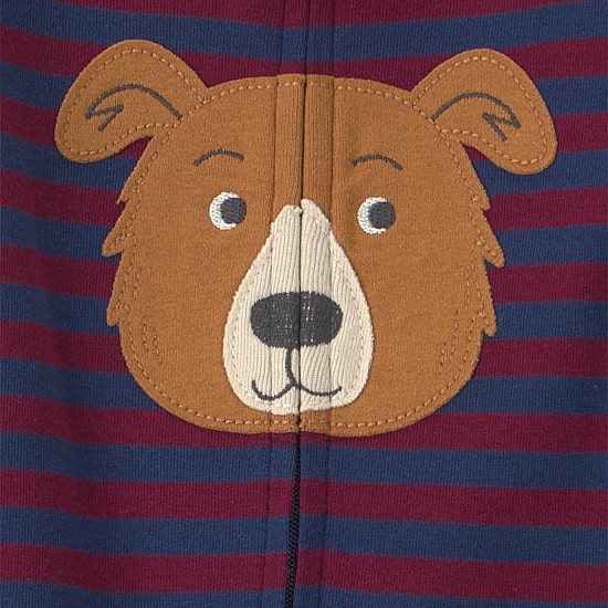 Carter's Baby Boys Footed Crew Neck Long Sleeve One Piece Pajama