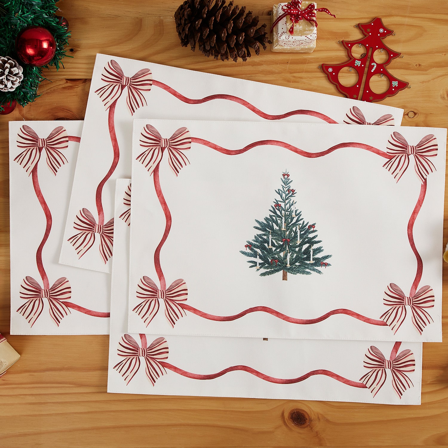 Avanti Heirloom Noel 4 Pack Placemat